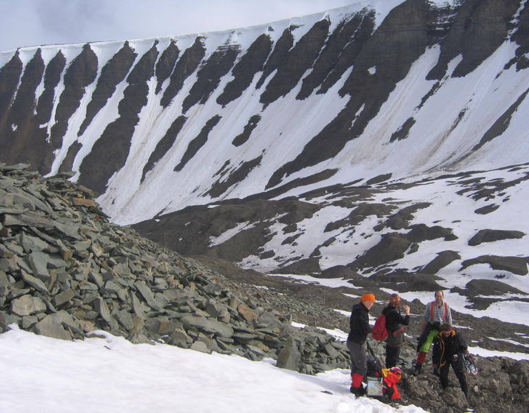 Aufstieg zum 'Sarkofag'